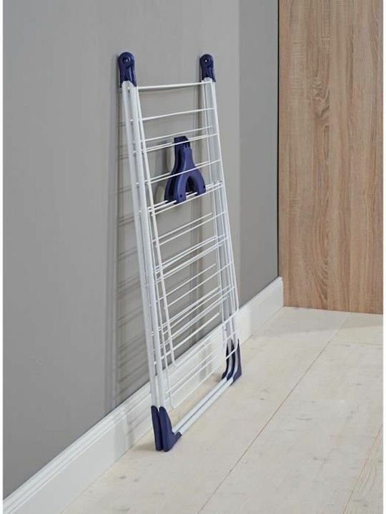 Leifheit Classic 200 Plastic Folding Floor Clothes Drying Rack with Hanging Length 20m