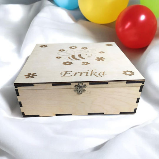 Strawberry 3D Handmade Memory Box made of Wood