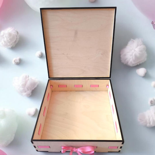Strawberry 3D Erinnerungsbox aus Holz