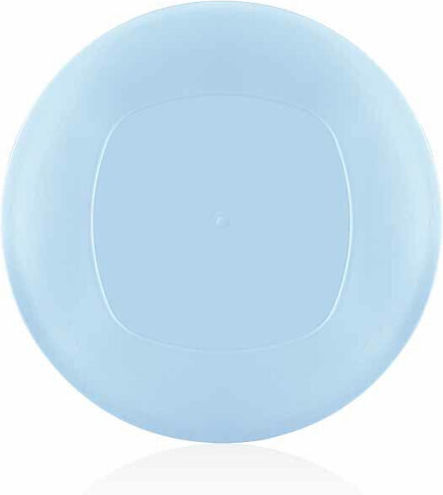 Homestyle Servierplatte Kunststoff Blau mit Durchmesser 24cm 1Stück
