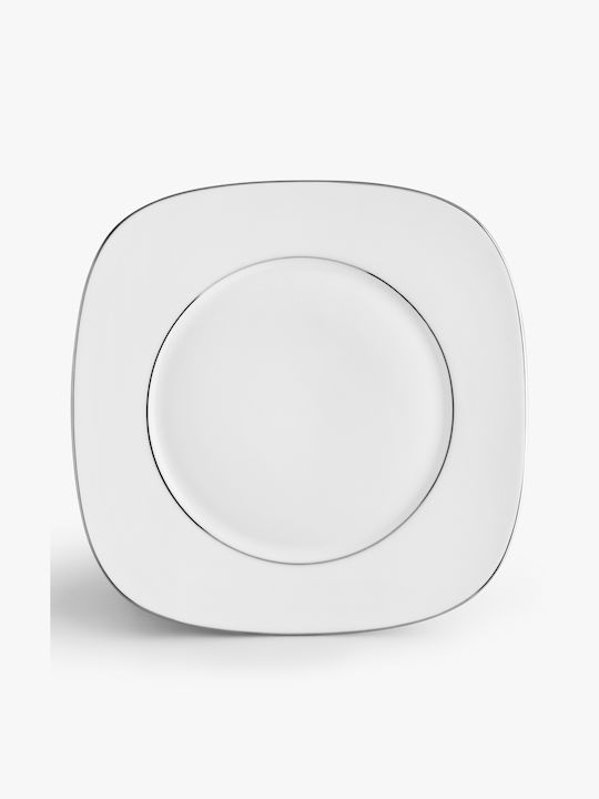 Ionia Square Platter Aίσθηση 30cm Serving Platter Square White Ionia Square Platter Aίσθηση 30cm Serving Platter Square White