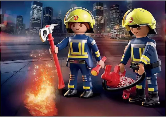 Playmobil Duo Pack Pompieri pentru 4-10 ani