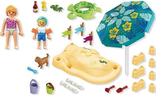 Playmobil Моят живот Майка и дете на плажа за 4-10 години