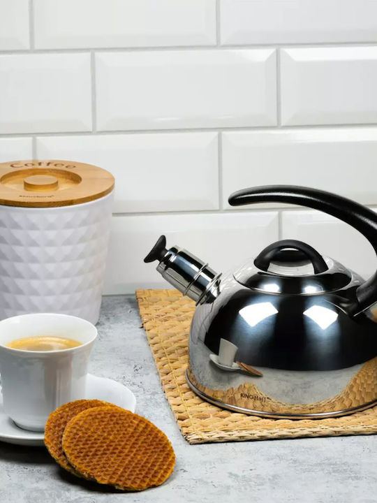 KING Hoff Kettle Stainless Steel Gray 2300ml