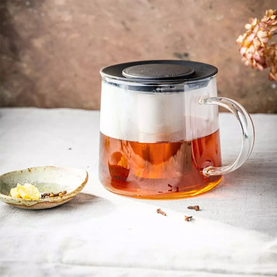 Lumarko Τσαγιέρα Γυάλινη Γκρι 1000ml