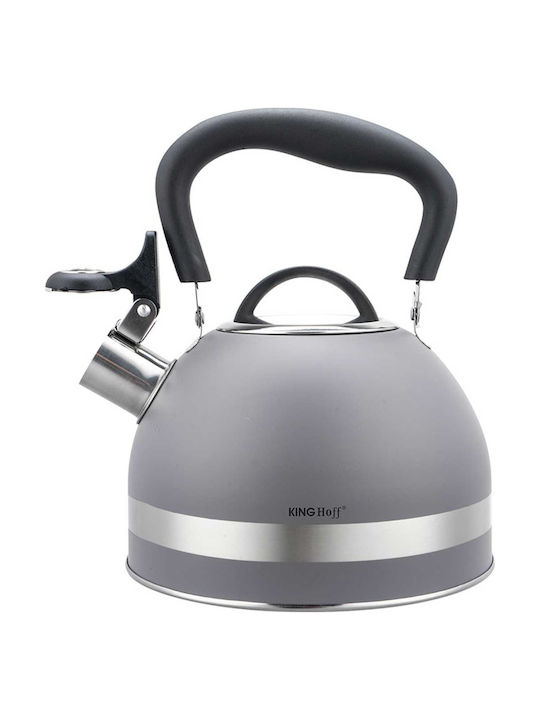 KING Hoff Kettle Stainless Steel Gray 1800ml