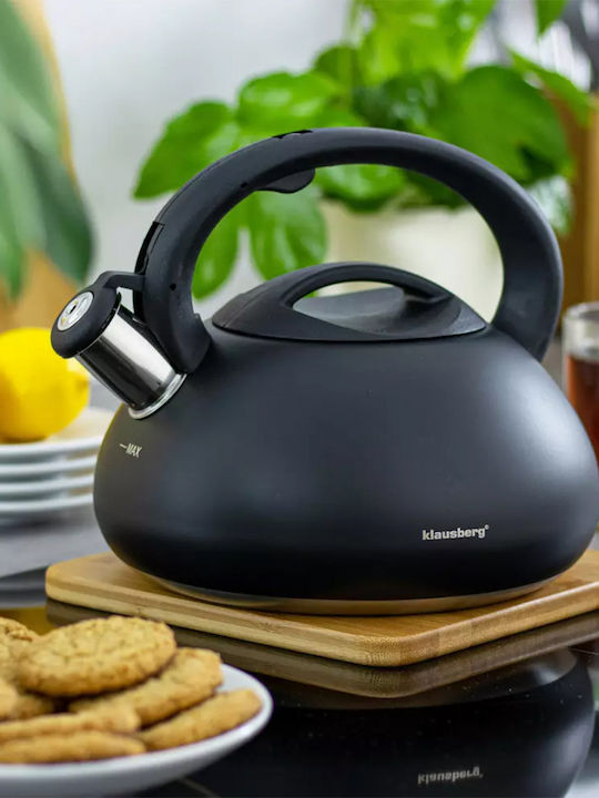 Klausberg Βραστήρας Ανοξείδωτος Μαύρη 2700ml