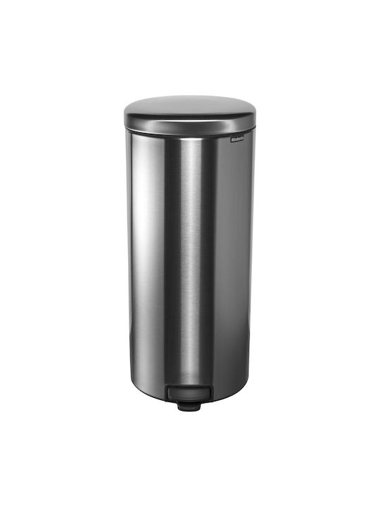 Brabantia Waste Bin Waste made of Stainless Steel with Pedal Silver 30lt 1pcs