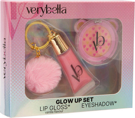 Very Bella Glow Up Комплект Гланц За Устни & Сенки