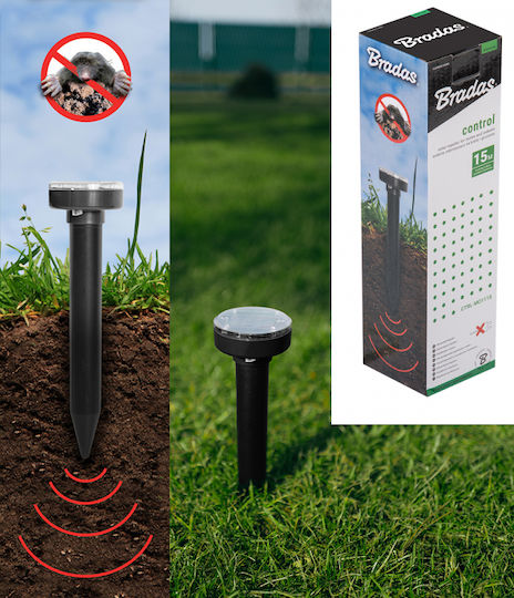 Solar Repeller Moles Rodents Round Abs