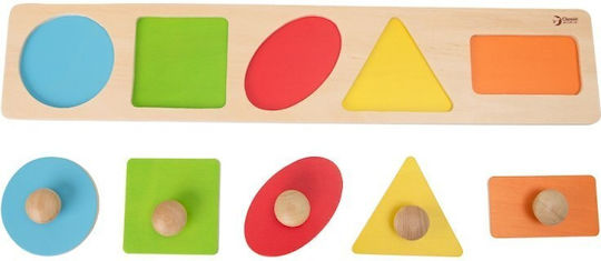 Holz Kinder Steckpuzzle 7pcs Classic World