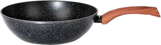 Vilde Non-Stick Wok with Granite Coating 28cm Black