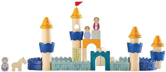 Plan Toys Τουβλάκια Κάστρο Ξύλινα για 2+ Ετών