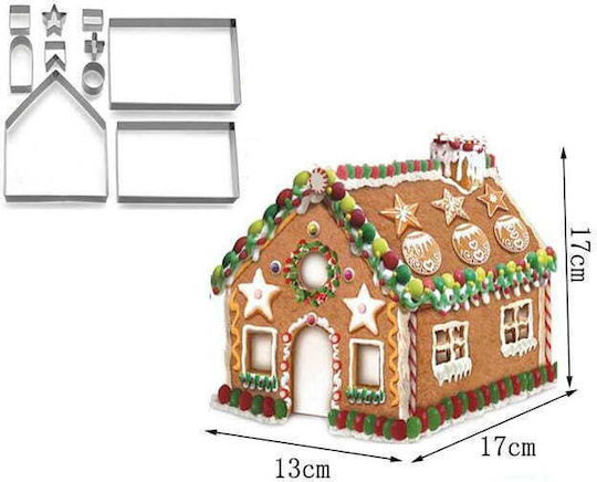 Gingerbread House Nativity Cookie Cutter Set