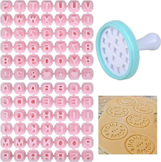 Round Cookie Stamp Alphabet + Numbers Cutter