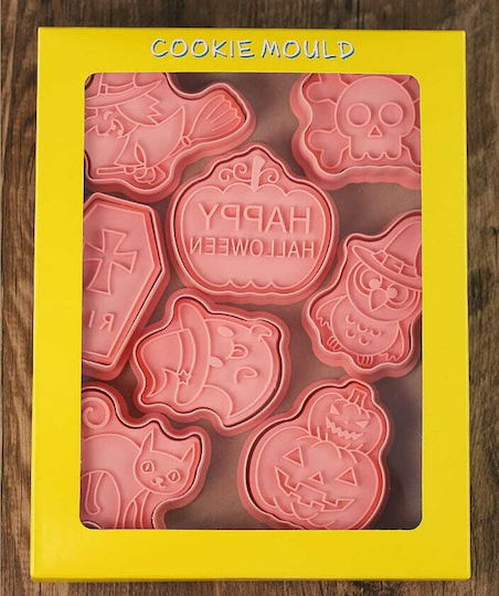 Halloween Pumpkin Cat Witch Stamp Cutters Set of 8
