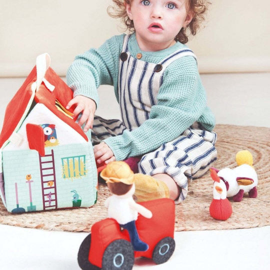 Nattou Ball Ball and Handles made of Fabric with Sounds for 0++ Months
