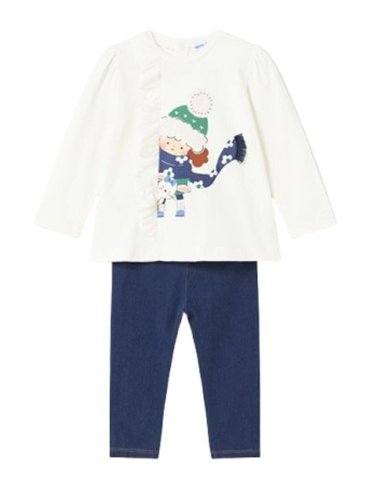 Комплект Зима 2бр White/blue