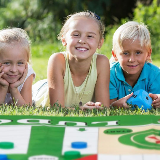 Joc de Societate Ludo pentru 2-4 Jucători 3+ Ani Relaxdays