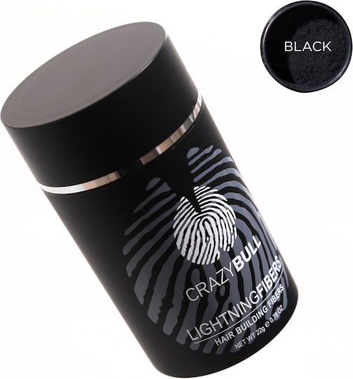 Hair Thinning Coverage Fibers Crazy Bull Hair Building Lightning Fibers Brunette 22g