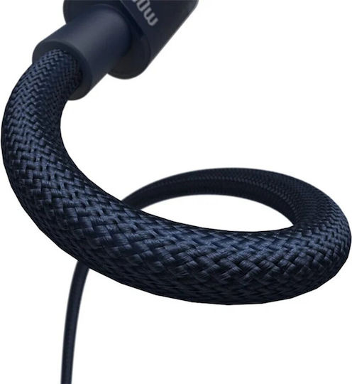 Baseus Explorer Power Data Кабел Бързо Зареждане Data Кабел Smartphone USB Type-C към USB Type-C 100W Автоматично Спиране на Зареждането Плетен 1m Син "p10319704321-00" Зелен Печат 0.08 Леи