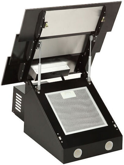 Tornado Megas 1200-60 LED Kamin-Dunstabzug 60cm Schwarz