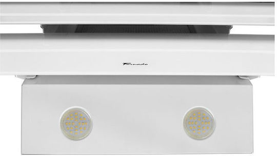 Tornado Megas 1200-60 LED Απορροφητήρας Καμινάδα 60cm Λευκός