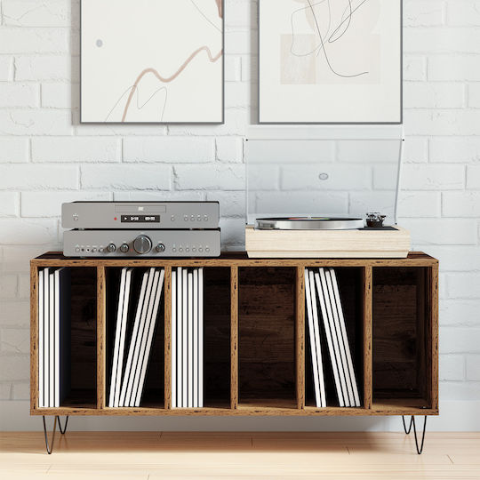 vidaXL Records Hi-Fi Furniture Brown 38x100x48cm
