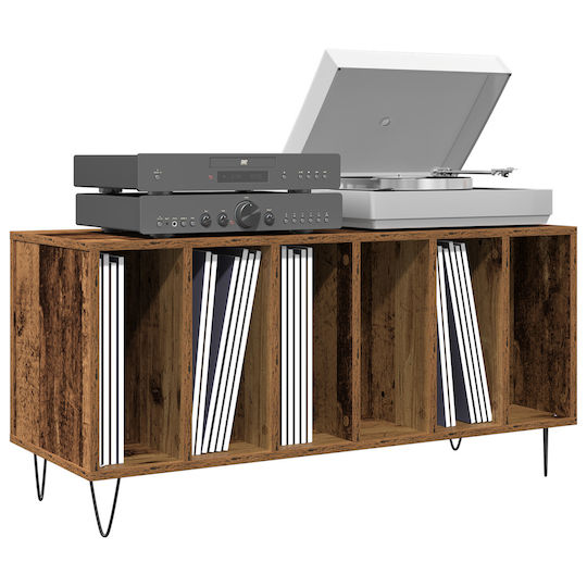 vidaXL Records Hi-Fi Furniture Brown 38x100x48cm