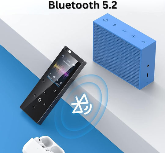 MP3 плейър (64GB) с Сензорен Екран 1.8" Черен ED416