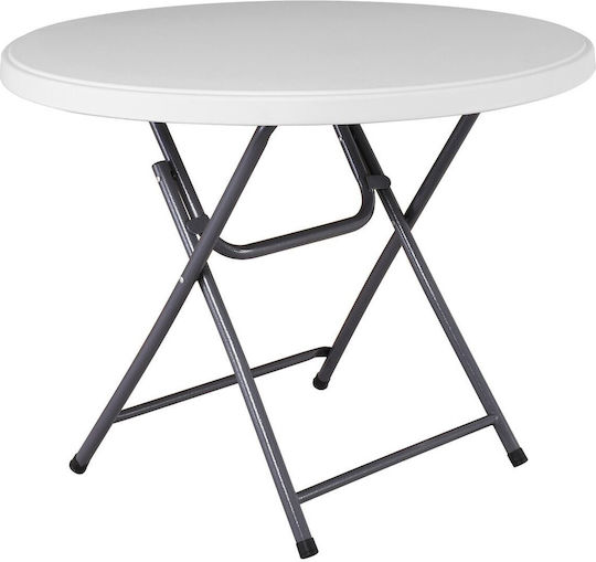 Tisch Verpflegung Blow-r Zusammenklappbar 94x74cm Grey, white