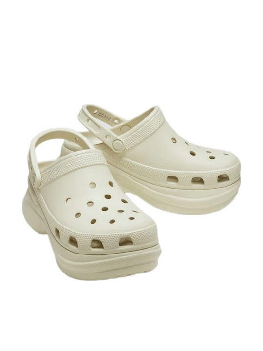Crocs Bae Γυναικεία Σαμπό Μπεζ