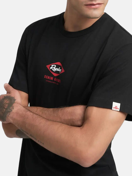 T-shirt Μαυρο