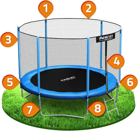 NEO Sport Kids Trampoline 183cm with Net