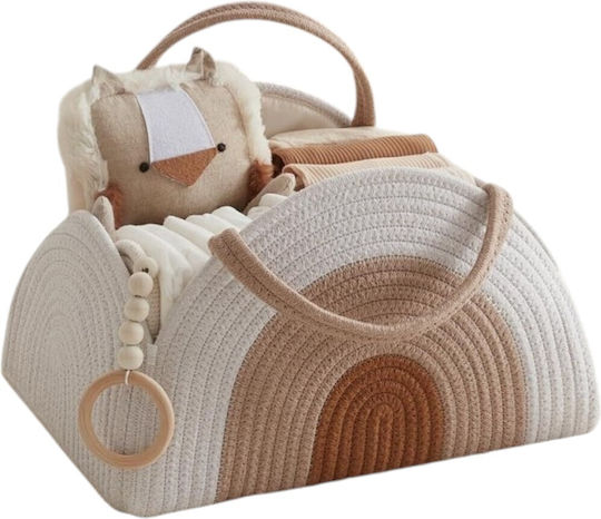Queen Mother Kinder Aufbewahrungskorb aus Stoff Grün 32x40x8cm 1Stück