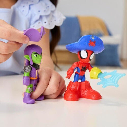 Action Figure Spidey And His Amazing Friends Webs Ahoy Bubble Ship for 3+ years Years 7.6cm.