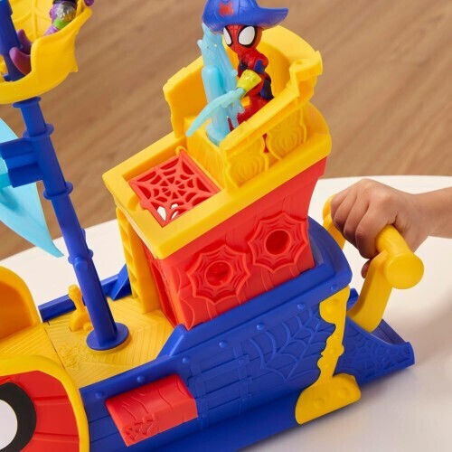 Action Figure Spidey And His Amazing Friends Webs Ahoy Bubble Ship for 3+ years Years 7.6cm.