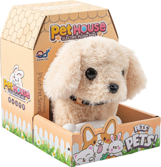 Gounaridis Toys Plush Puppy Brown / White 17 cm