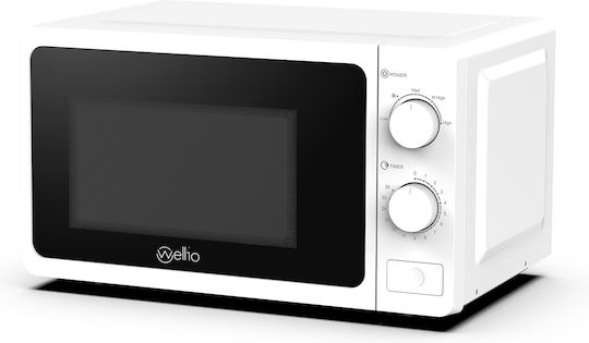 Wellio Φούρνος Μικροκυμάτων 20lt Λευκός