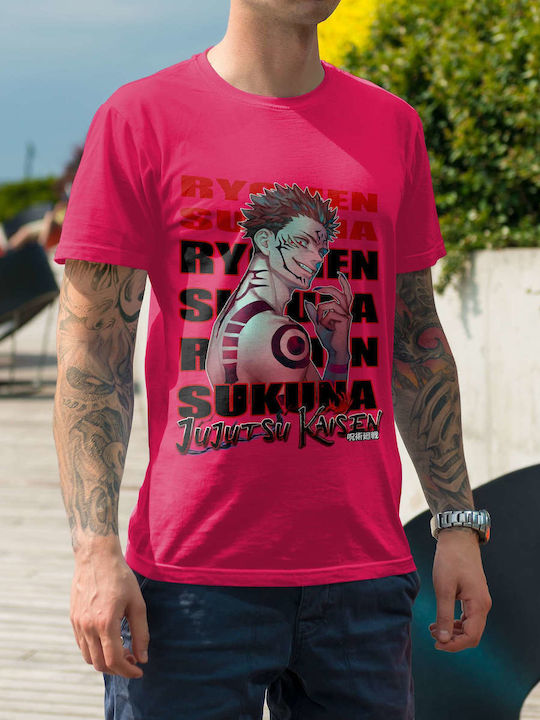 Ryomen Sukuna Jujutsu Kaisen Bedruckte Blusen