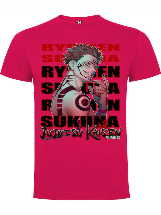 Ryomen Sukuna Jujutsu Kaisen Bedruckte Blusen