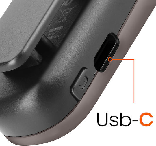 LinQ R9001 In-Ear Bluetooth-Freisprecheinrichtung Kopfhörer Revers Schwarz