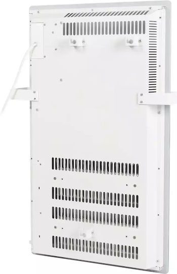 Eurom Sani Verre Radiator Electric Pentru Prosoape Cu Fațadă De Sticlă 1200W 81.5x43.8cm Albă