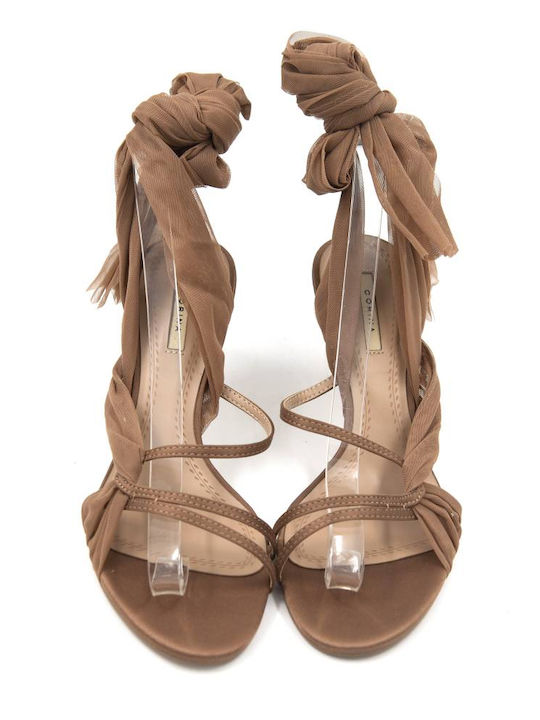 Leder Sandalen Braun