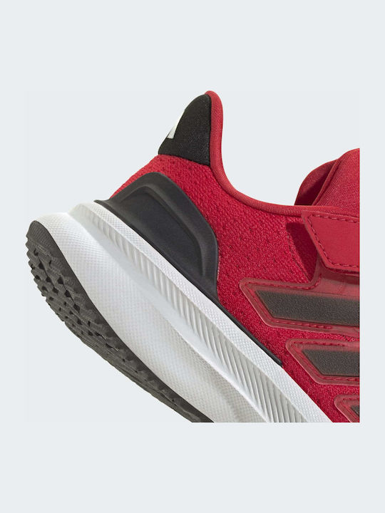 Ultrarun 5 El C Kids Sports Shoes Running with Hoop & Loop Closure Red