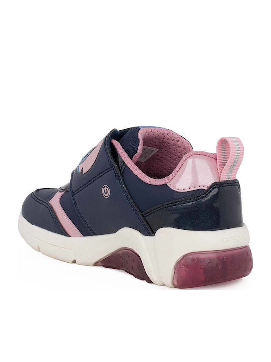 Fadinlight Kids Sneakers Anatomic with Scratch & Lights Blue