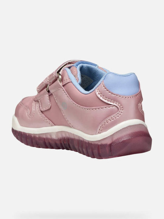 Lightyloo Kinder Sneakers Anatomisch mit Klettverschluss Rosa