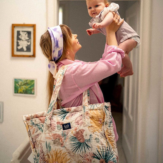 La Millou Shoulder/Hand Diaper Bag Mommy Beige 47x15x38cm.
