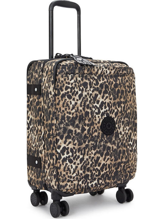 Kipling Spontaneous Koffer Kabine Wild Leopard mit 4 Räder Höhe 55cm