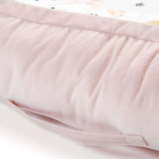 La Millou Moonlight Swan Baby Nest Εκρού Ροζ 70x110cm